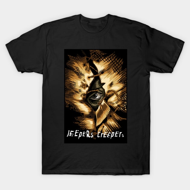 Jeepers creepers poster (color) T-Shirt by HeichousArt